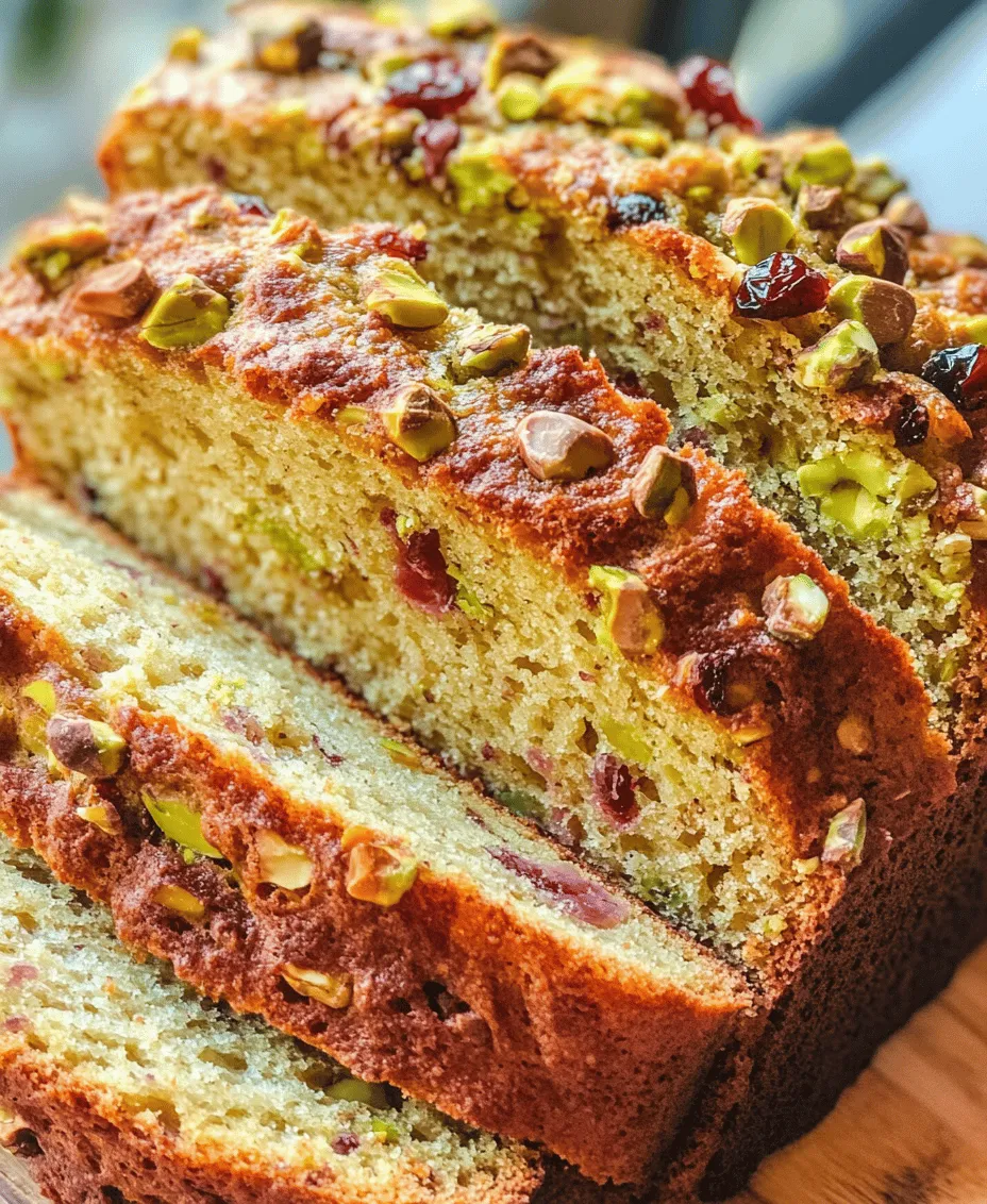 To craft the perfect Pistachio Paradise Nut Bread, it is essential to understand the role each ingredient plays in the recipe. Here’s a closer look at the key components that contribute to both the flavor and texture of this delightful loaf: