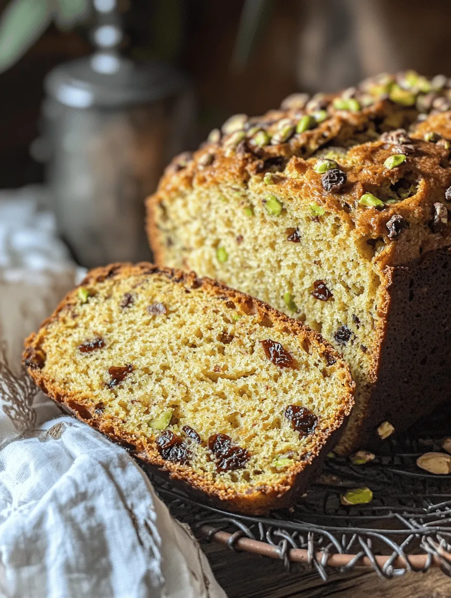 To craft the perfect Pistachio Paradise Nut Bread, it is essential to understand the role each ingredient plays in the recipe. Here’s a closer look at the key components that contribute to both the flavor and texture of this delightful loaf: