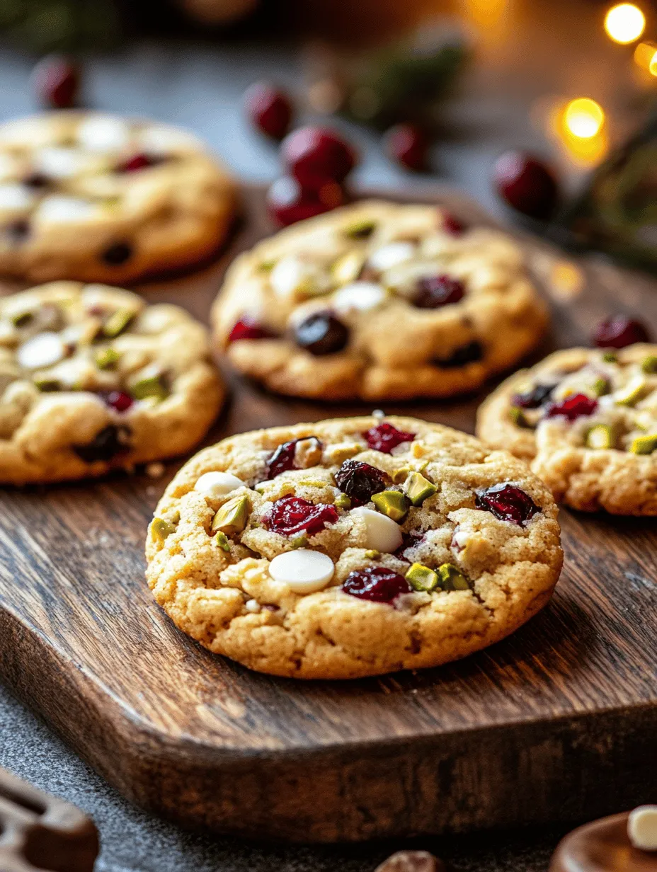 As the holiday season approaches, the warmth and joy of baking fill the air, inviting us to indulge in sweet treats that embody the spirit of celebration. Among the vast array of festive cookies, the Festive Cranberry Pistachio Bliss Cookies stand out with their unique flavor profile, combining the tartness of cranberries with the subtle crunch of pistachios. This delightful treat not only brings a burst of color to your holiday cookie platter but also offers a rich taste experience that is bound to impress family and friends at your gatherings.