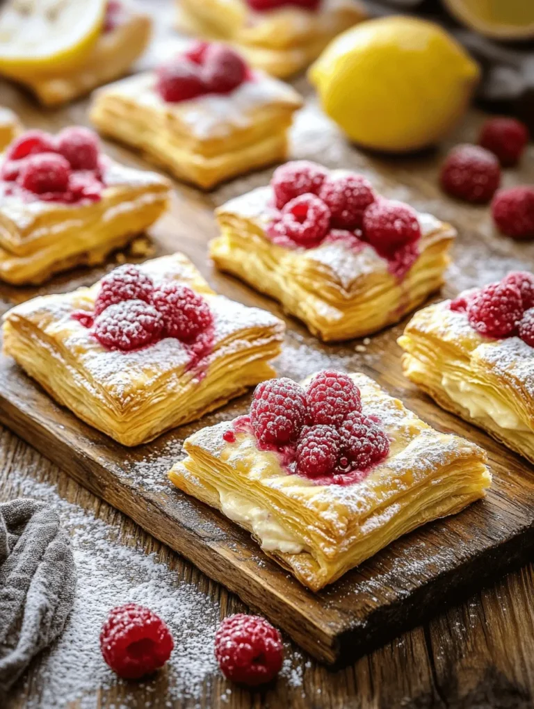 Pastries hold a special place in the hearts of dessert lovers worldwide, offering a delightful combination of textures and flavors that can elevate any meal or occasion. Among the array of pastries, Danish pastries stand out for their flaky, buttery layers and versatility. Originating from Denmark, these pastries have become a beloved treat in many cultures, often filled with sweet or savory ingredients. In this article, we will explore the vibrant and flavorful Raspberry Danish with Lemon Cream, a dessert that perfectly balances the tartness of fresh raspberries with the sweetness of a creamy filling.