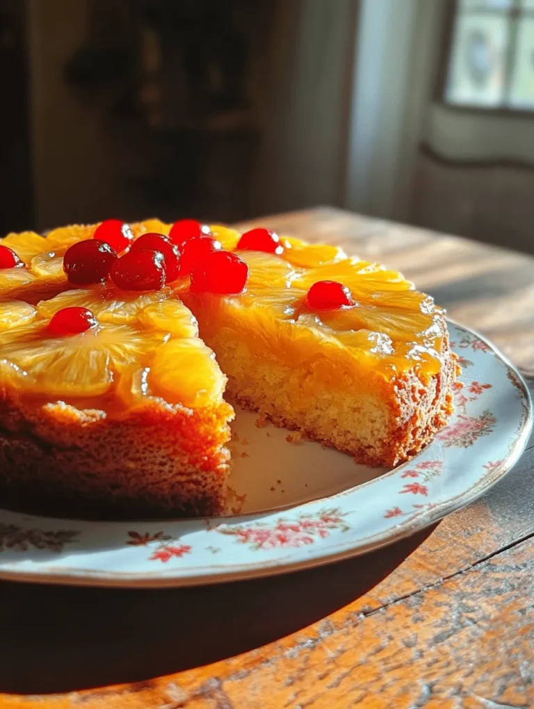The pineapple upside down cake is a classic dessert that evokes nostalgia and charm with every slice. This delightful cake, known for its vibrant tropical flavors and stunning presentation, has captured the hearts of dessert lovers worldwide. Its combination of sweet, caramelized pineapple topped atop a moist cake creates a delicious contrast that is sure to impress at any gathering. The beauty of this cake lies not only in its taste but also in its history and the joy it brings to those who bake and share it.