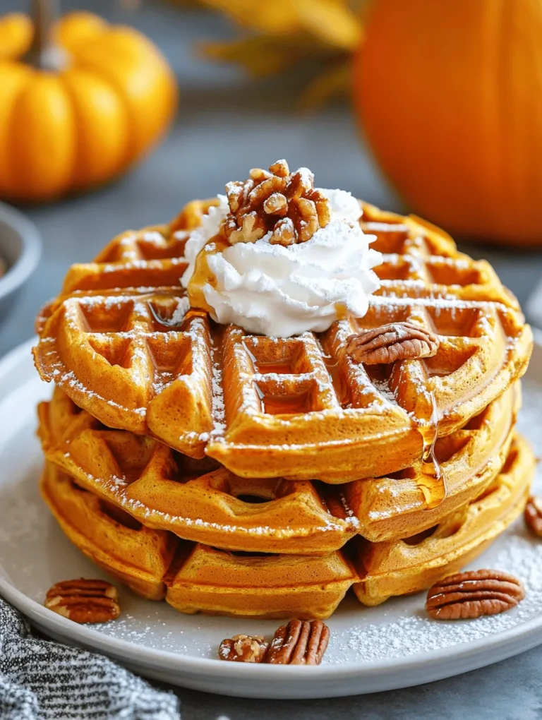 The success of any recipe lies in its ingredients. For Pumpkin Spice Bliss Waffles, each component plays a crucial role in creating the perfect flavor and texture. Let’s break down these ingredients to understand their significance.