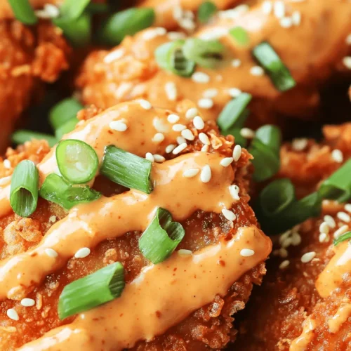 To achieve the perfect Bang Bang Chicken, selecting the right ingredients is crucial. This recipe primarily features boneless, skinless chicken thighs, which provide a moist and tender bite. Unlike chicken breasts, thighs have a higher fat content, resulting in juicier meat that holds up well during frying.