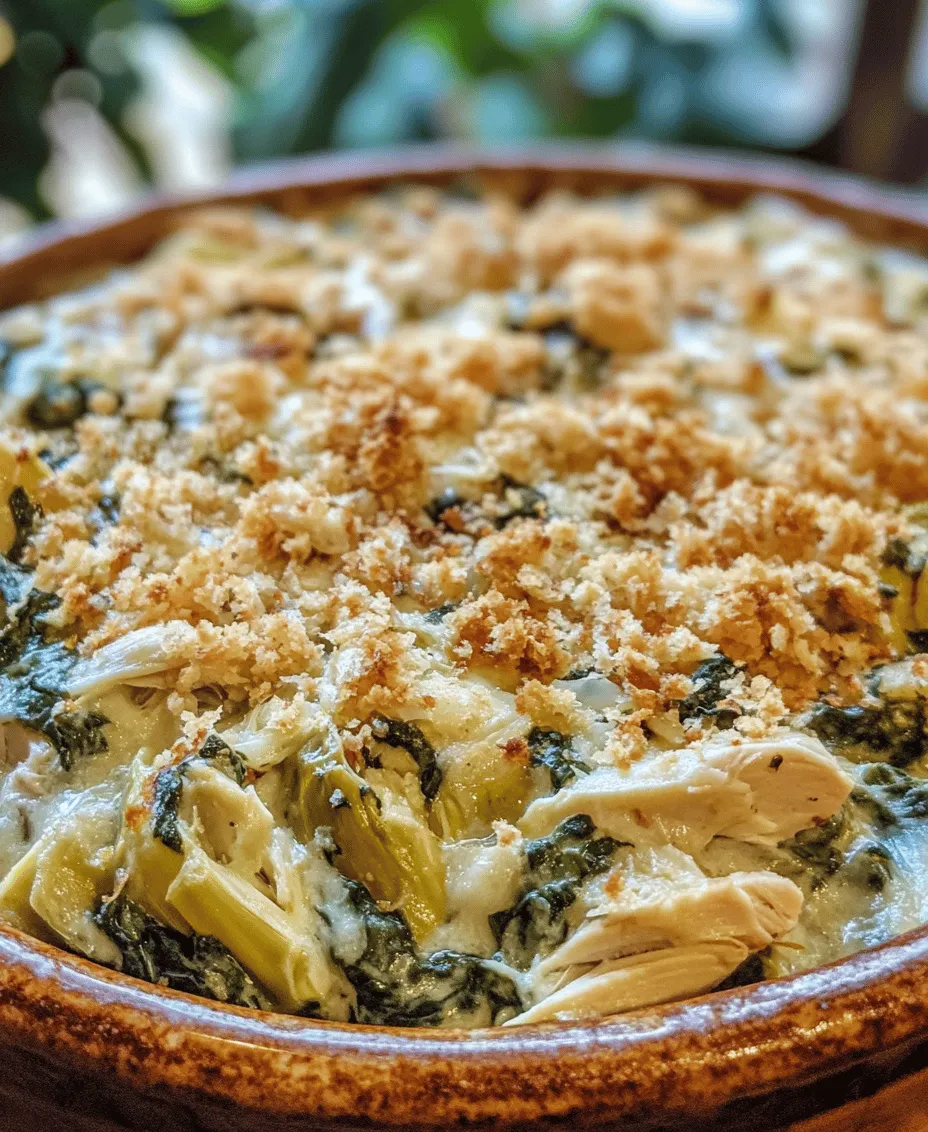 Casseroles have long held a cherished place in the hearts and homes of families around the world. Known for their ability to bring comfort and nourishment to the dinner table, these one-dish wonders encapsulate the essence of home cooking. Among the myriad of casserole recipes, the Creamy Chicken Spinach Artichoke Casserole stands out as a beloved choice that perfectly marries rich flavors and wholesome ingredients. With tender pieces of chicken, vibrant spinach, and zesty artichokes enveloped in a creamy, cheesy sauce, this dish is not only a feast for the palate but also an ideal solution for busy weeknights or festive gatherings.