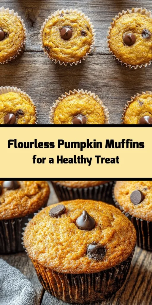 Indulge in the deliciousness of these flourless pumpkin muffins! Perfect for a fall treat or a healthy breakfast option, this easy recipe combines pumpkin puree, almond butter, and a touch of honey or maple syrup for natural sweetness. With just a handful of ingredients and a simple mixing method, these muffins bake in just 18-20 minutes. Add chocolate chips or walnuts for extra flavor! Enjoy a delightful, gluten-free snack anytime.