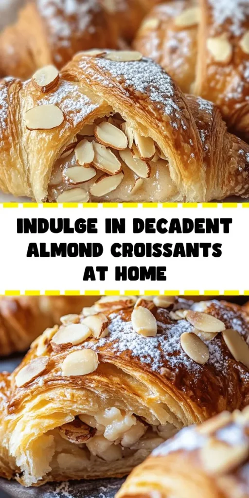 Indulge in the delightful taste of homemade almond croissants with this easy recipe! Perfect for breakfast or a sweet treat, use day-old croissants for the best texture. Rich almond paste, creamy filling, and sliced almonds create a decadent experience. With just 15 minutes of prep and 20 minutes of baking, you’ll have golden, flaky croissants that are sure to impress. Dust with powdered sugar for an extra special touch and enjoy warm!