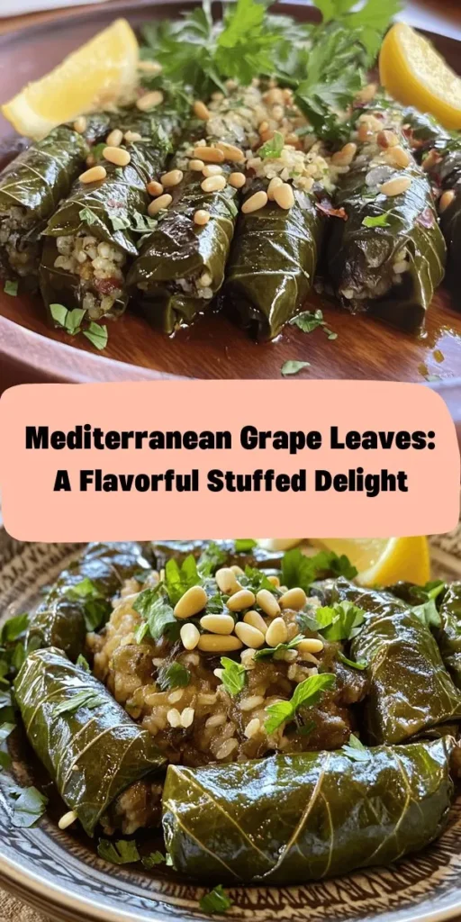 Discover the taste of the Mediterranean with these delightful stuffed grape leaves, or Warak Enab. This recipe features tender grape leaves filled with a savory mixture of rice, onions, fresh herbs, and spices. Perfect for a flavorful appetizer or light meal, these rolls are simmered in broth until the rice is perfectly tender. Serve with a drizzle of lemon and a side of yogurt for a refreshing twist. Enjoy this crowd-pleaser at your next gathering!