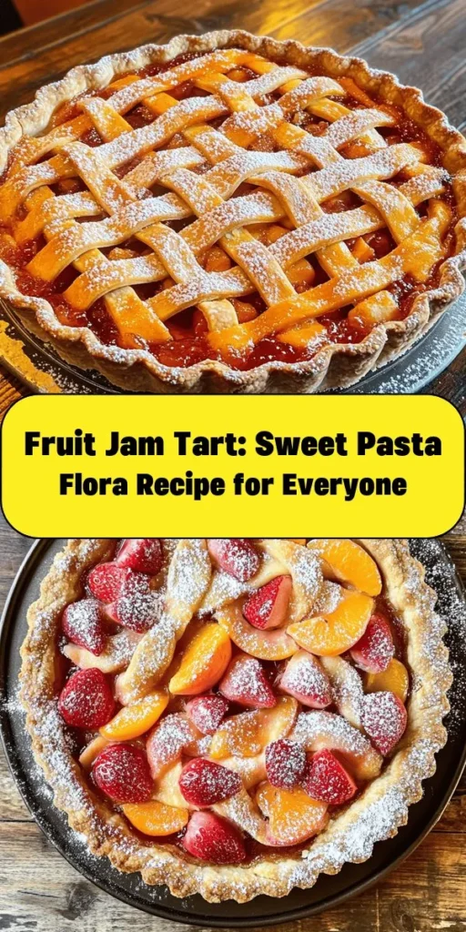 Indulge in the deliciousness of Pasta Flora Delight! This classic tart is a perfect blend of buttery crust and fruity jam, making it a delightful treat for any occasion. With just a few simple ingredients like flour, butter, and your choice of apricot or strawberry jam, you can create a beautiful lattice-topped dessert. It's easy to make, and the options for dusting with powdered sugar will impress your guests. Perfect for sharing at gatherings or enjoying with a cup of tea!
