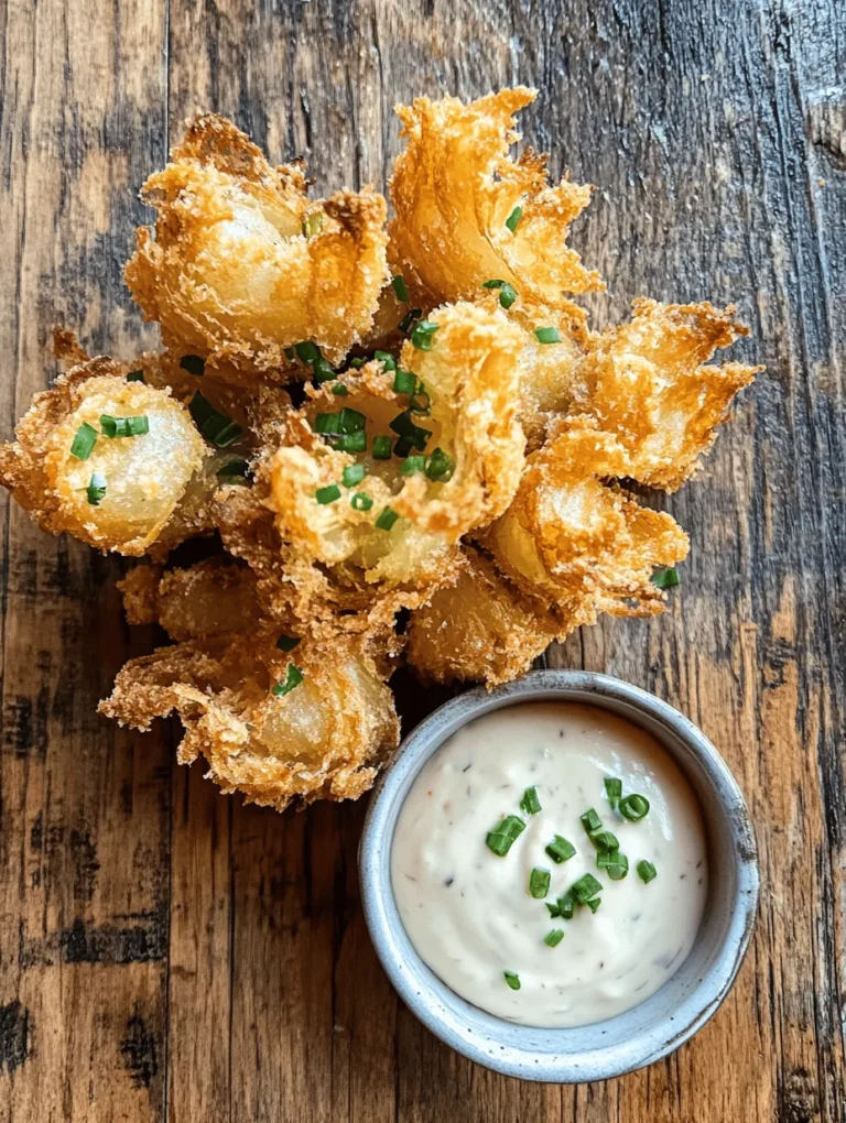 Blooming onions have taken the culinary world by storm, becoming a beloved appetizer in restaurants and home kitchens alike. Their delightful presentation, resembling a flower in full bloom, combined with a satisfying crunch and savory flavor, creates an irresistible dish that tempts the taste buds of many. Traditionally served deep-fried and accompanied by various dipping sauces, blooming onions are a staple at casual gatherings, game days, and festive celebrations. However, with the rising popularity of air fryers, it's now possible to enjoy the same mouthwatering experience with a healthier twist.
