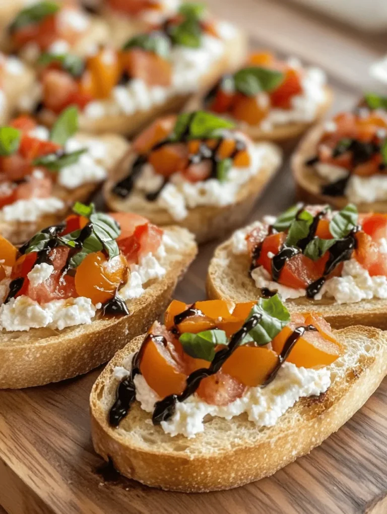 Whipped Feta Bruschetta is a delightful appetizer that brings together the creamy richness of feta cheese with the bright flavors of fresh tomatoes and aromatic herbs. This dish has gained immense popularity among food enthusiasts for its simple preparation and impressive presentation. Perfect for gatherings, parties, or even a casual dinner at home, Whipped Feta Bruschetta is not just a treat for the palate; it’s also a feast for the eyes. The vibrant colors and fresh ingredients make it an appealing choice for any occasion.
