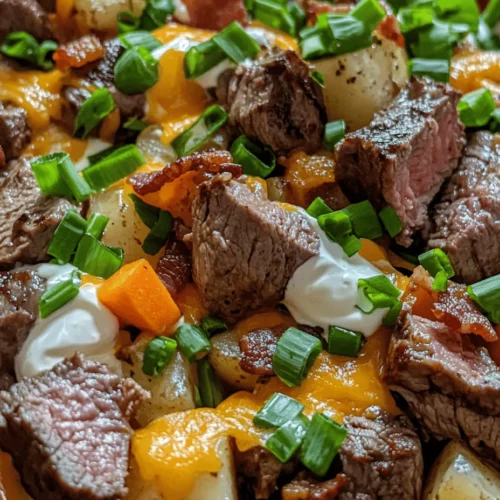A delicious Crockpot Loaded Steak and Potato Bake hinges on the quality and selection of its ingredients. Let’s take a closer look at each component that contributes to this comfort dish: