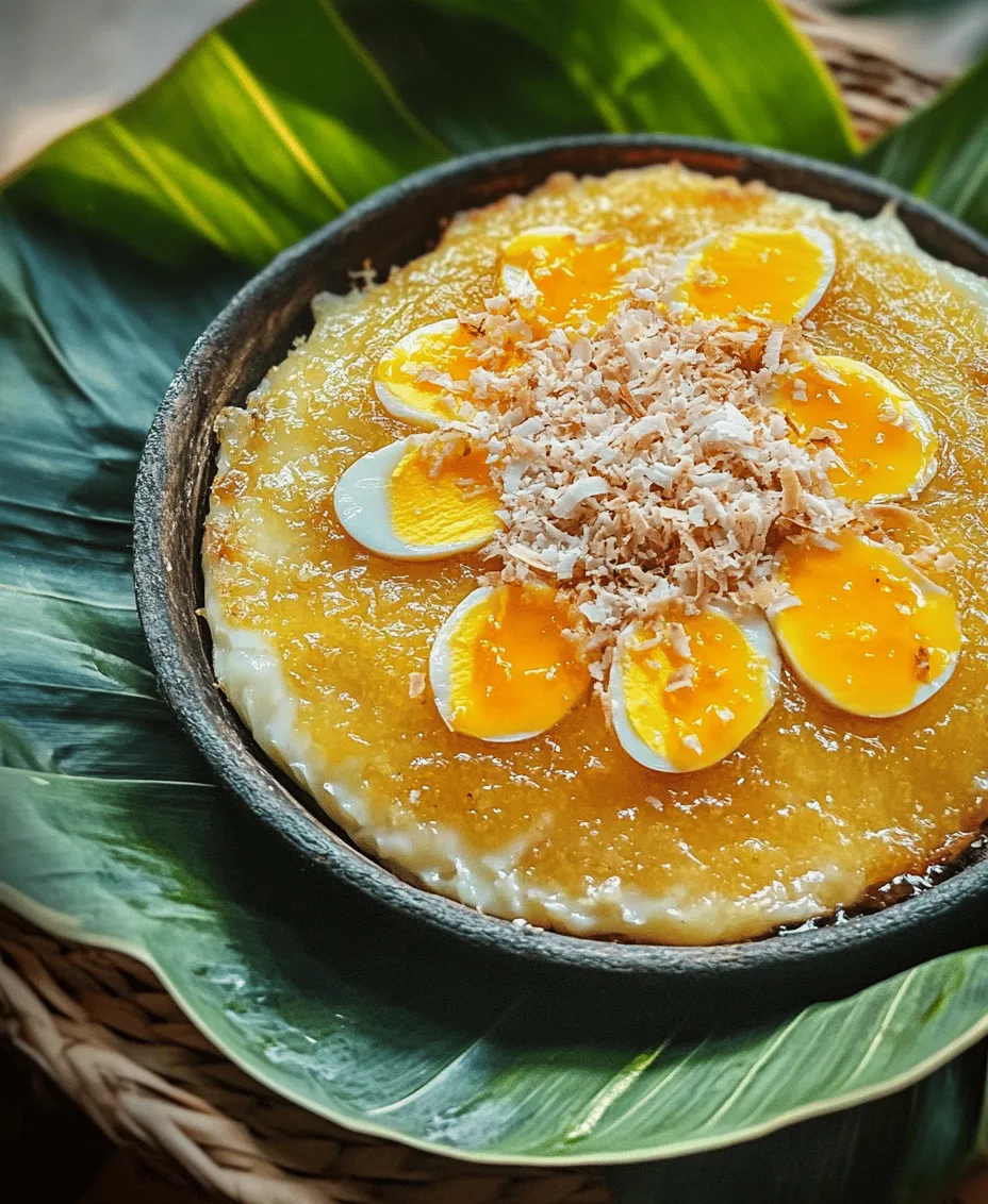 One of the quintessential elements of authentic Filipino Bibingka is the use of banana leaves. Not only do they add a distinct flavor to the cake, but they also serve as a natural liner that prevents sticking and provides an aromatic backdrop for the dish.