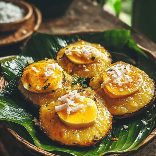 One of the quintessential elements of authentic Filipino Bibingka is the use of banana leaves. Not only do they add a distinct flavor to the cake, but they also serve as a natural liner that prevents sticking and provides an aromatic backdrop for the dish.