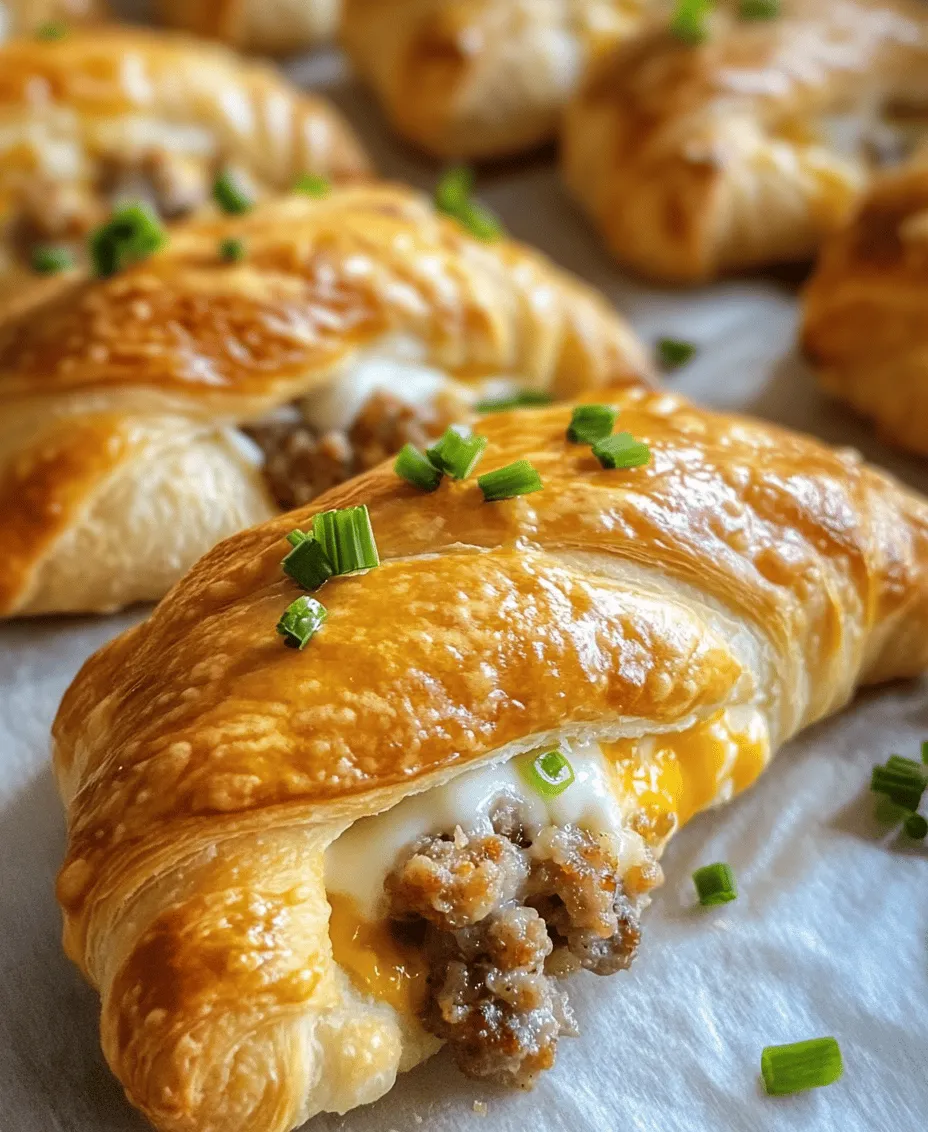In the world of quick and delicious snacks or appetizers, few dishes can compete with the sheer delight of Savory Sausage Cream Cheese Crescents. These delectable bites are perfect for gatherings, brunches, or even a cozy night in when you crave something comforting and satisfying. The combination of flavors and textures in these crescents is sure to tantalize your taste buds and leave your guests asking for seconds.