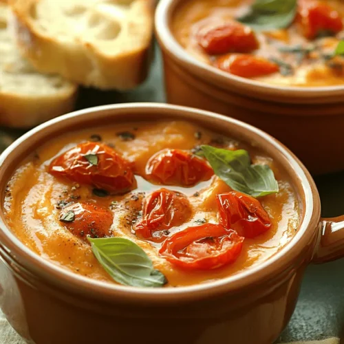 To craft the perfect creamy chunky tomato soup, it's essential to understand the ingredients that make this dish so special. Each component plays a crucial role in building layers of flavor, texture, and richness. Here’s a closer look at the fresh components that will elevate your soup to delightful new heights.