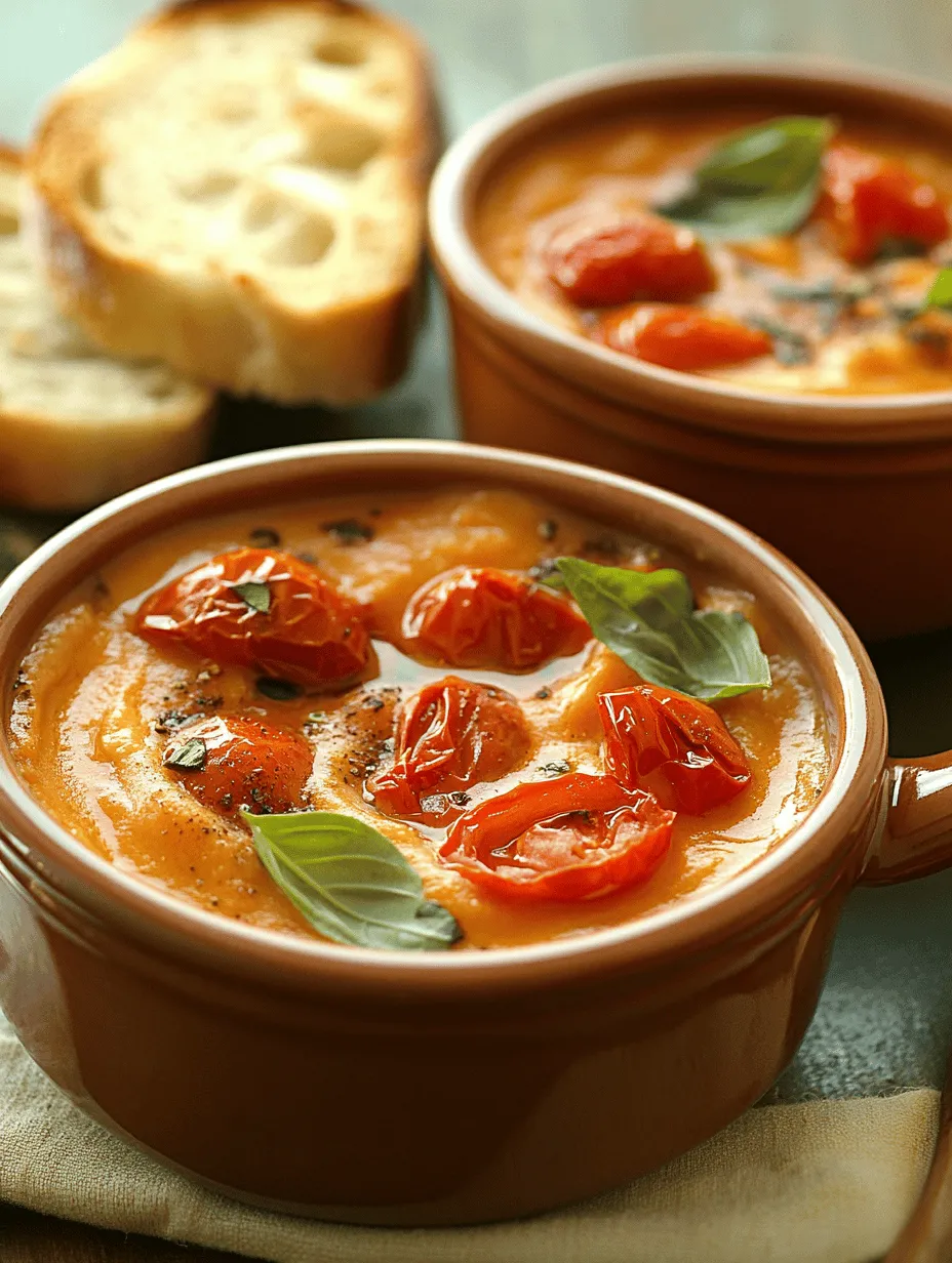 To craft the perfect creamy chunky tomato soup, it's essential to understand the ingredients that make this dish so special. Each component plays a crucial role in building layers of flavor, texture, and richness. Here’s a closer look at the fresh components that will elevate your soup to delightful new heights.