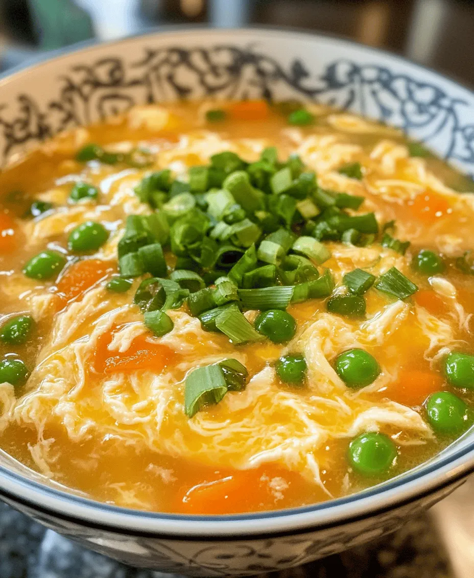 Welcome to the world of the Simple & Savory Easy Egg Drop Soup, a comforting dish that effortlessly brings warmth and nourishment to your dining table. This delightful soup is not only quick and easy to prepare but also serves as a soothing remedy during chilly evenings or when you’re feeling under the weather. With its light yet flavorful broth, tender vegetables, and silky egg ribbons, it is no wonder this soup has become a staple in many households across the globe.