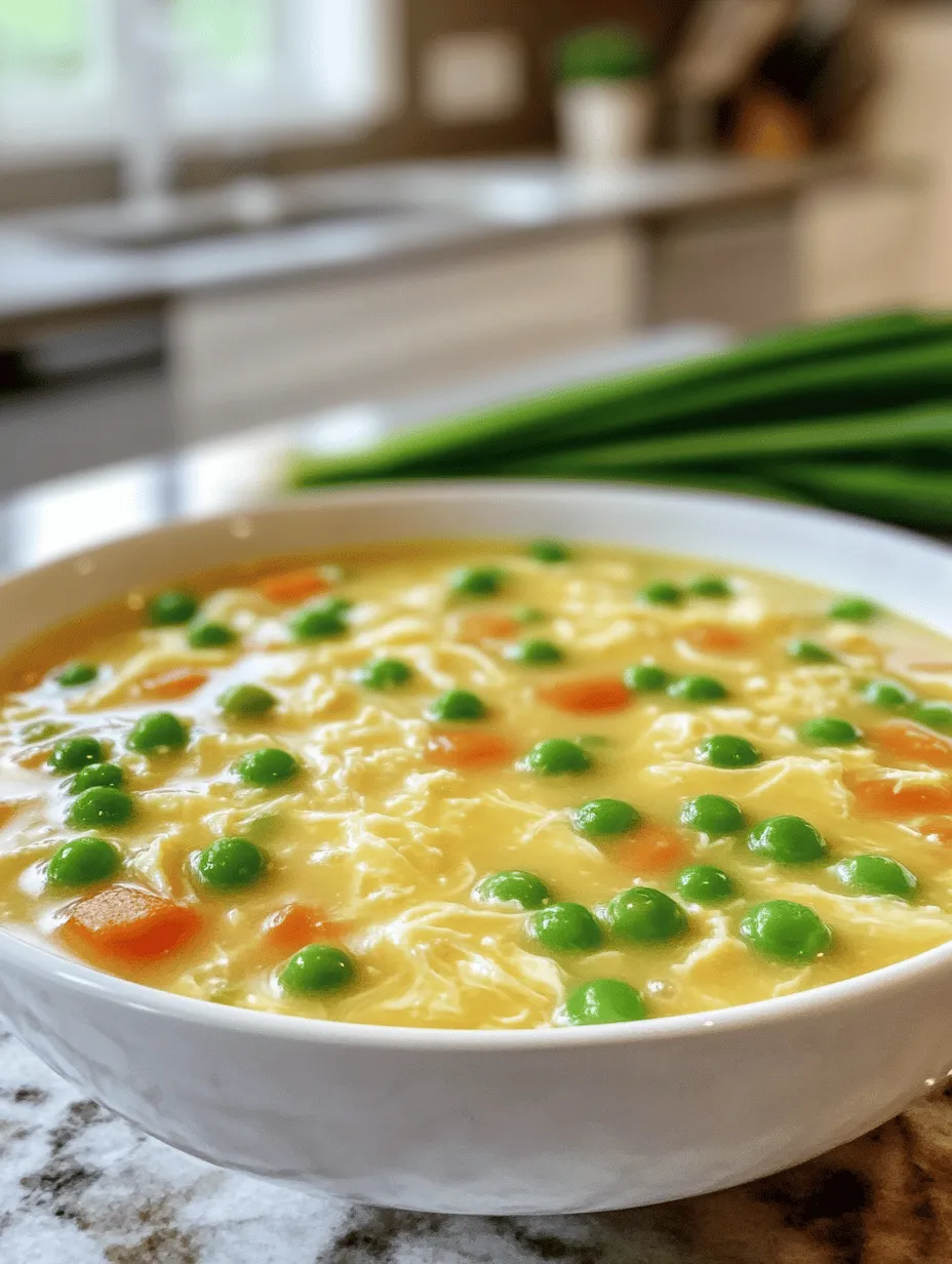 Welcome to the world of the Simple & Savory Easy Egg Drop Soup, a comforting dish that effortlessly brings warmth and nourishment to your dining table. This delightful soup is not only quick and easy to prepare but also serves as a soothing remedy during chilly evenings or when you’re feeling under the weather. With its light yet flavorful broth, tender vegetables, and silky egg ribbons, it is no wonder this soup has become a staple in many households across the globe.