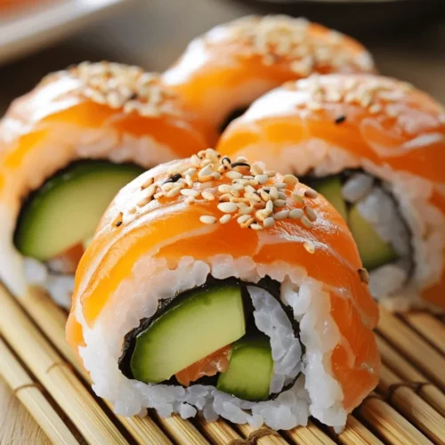 Sushi, a culinary art form that originated in Japan, has transcended cultural boundaries and become a beloved global cuisine. It captivates taste buds with its delicate balance of flavors and textures, combining vinegared rice with a variety of fresh ingredients. Among the many styles of sushi, baked salmon sushi rolls stand out as a delightful twist on a classic favorite. These rolls offer a unique savory experience that is both comforting and satisfying, perfect for sushi enthusiasts and newcomers alike.