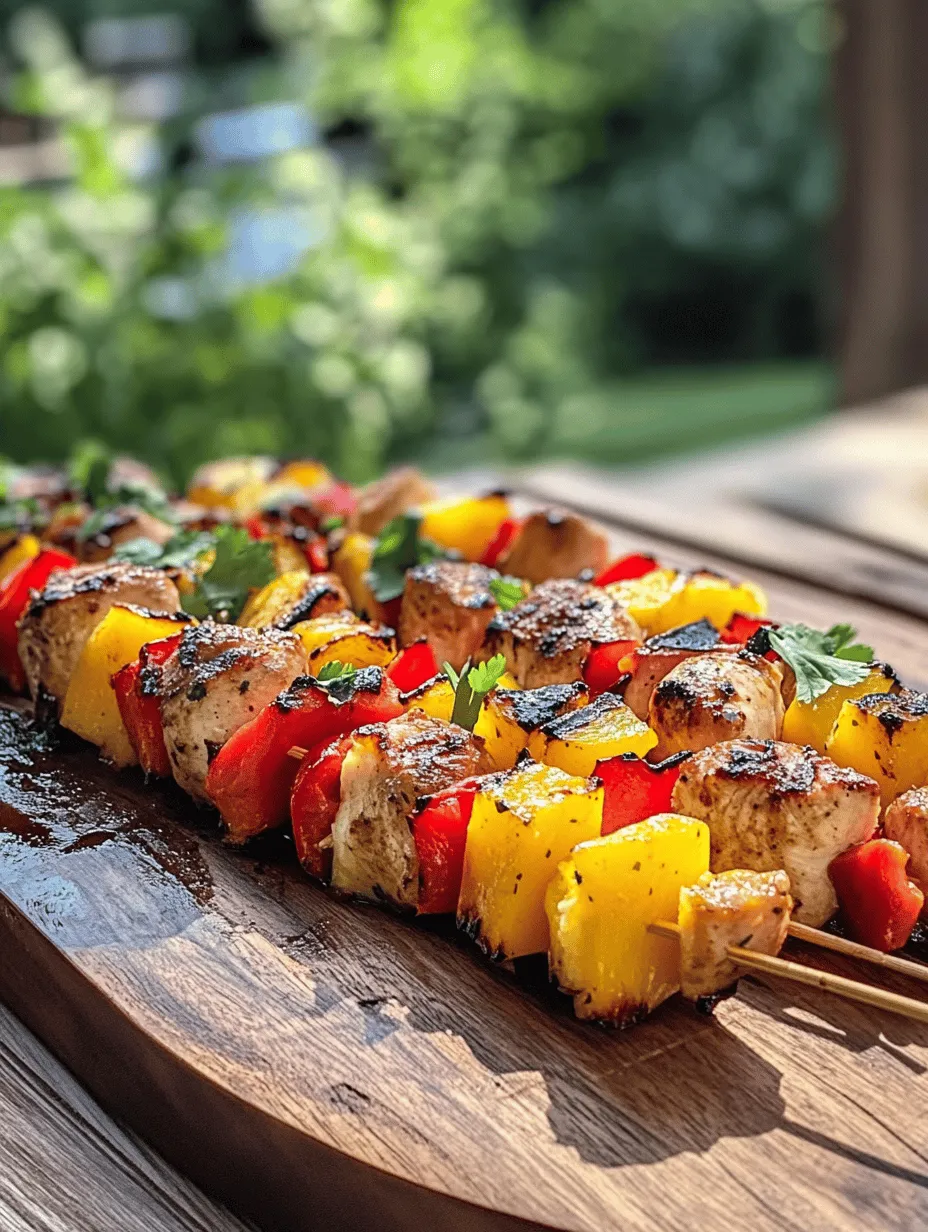Tropical flavors evoke images of sun-soaked beaches, swaying palm trees, and the soothing sounds of ocean waves. The combination of sweet, tangy, and savory ingredients in Tropical Hawaiian Chicken Skewers captures this essence beautifully. During the warmer months, grilling becomes a cherished activity, allowing us to enjoy the outdoors while creating mouthwatering dishes. The aroma of charred chicken mingling with the sweetness of caramelized pineapple and the freshness of grilled vegetables is enough to make anyone's mouth water.