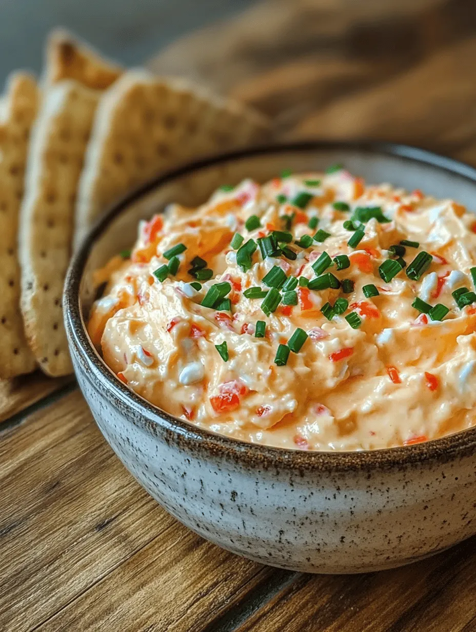 Southern cuisine is a tapestry of rich flavors, vibrant colors, and time-honored traditions that have been passed down through generations. Known for its hearty dishes and comforting ingredients, Southern cooking embodies a unique blend of influences from African, Native American, and European culinary traditions. One staple that has become synonymous with Southern gatherings is Pimento Cheese—a creamy, tangy spread that is celebrated for its versatility and flavor. Whether served as a dip for crackers, a spread on sandwiches, or a topping for burgers, Pimento Cheese is not just a dish; it’s a beloved part of Southern culture.