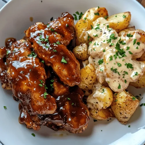 In today’s fast-paced world, finding meals that are both nutritious and delicious can often feel like a daunting task. Enter the High Protein Honey BBQ Chicken paired with Creamy Garlic Parmesan Potatoes—a dish that promises to satisfy your taste buds while providing the essential nutrients your body craves. This meal is not just a feast for the senses; it's also a celebration of wholesome, high-protein ingredients that cater to various dietary needs.