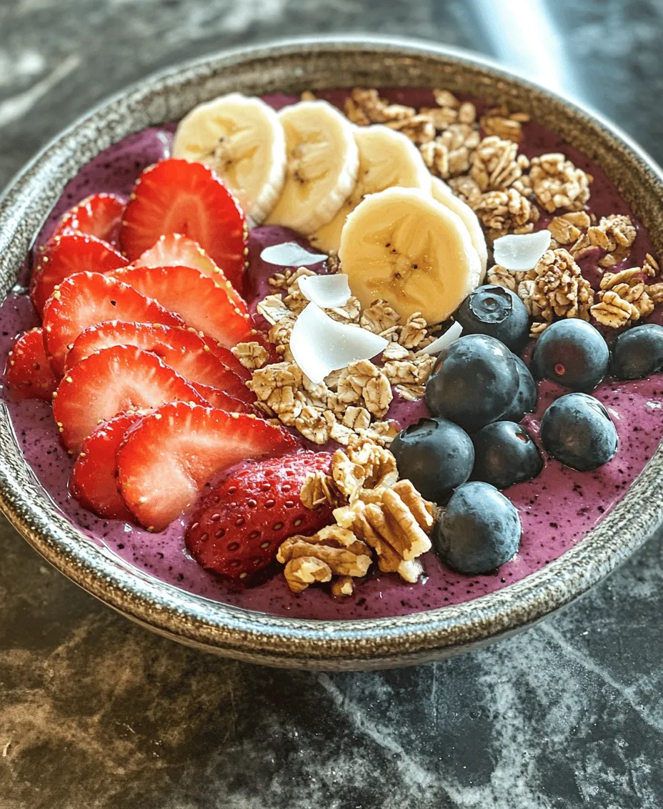Let’s take a closer look at the key ingredients that make up the Morning Zen Smoothie Bowl. Each component not only adds to the flavor but also contributes to your health in various ways.