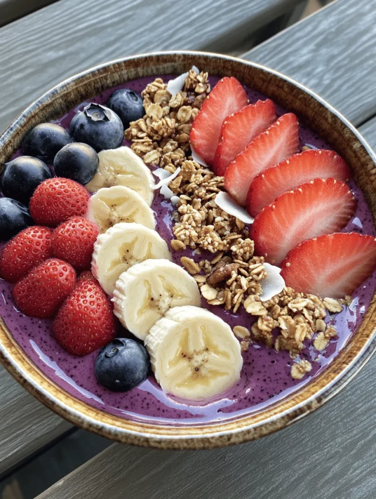 Let’s take a closer look at the key ingredients that make up the Morning Zen Smoothie Bowl. Each component not only adds to the flavor but also contributes to your health in various ways.