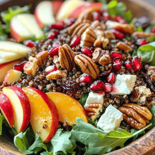 A successful salad is more than just a mix of greens; it’s a carefully curated combination of ingredients that bring flavor, texture, and nutritional value to the table. Let’s delve into the key components of our Fall Harvest Salad and discover why each ingredient is essential.