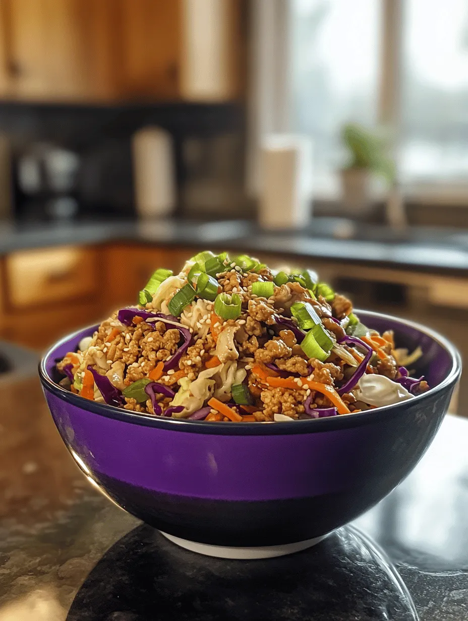 In today’s fast-paced world, the demand for quick, nutritious, and flavorful meals is at an all-time high. Home cooks are increasingly seeking recipes that not only satisfy their taste buds but also align with their busy lifestyles. One such delightful recipe that checks all the boxes is the Savory Chicken Egg Roll in a Bowl. This dish serves as a delicious and health-conscious alternative to traditional egg rolls, offering a low-carb option that can be prepared in just 20 minutes.