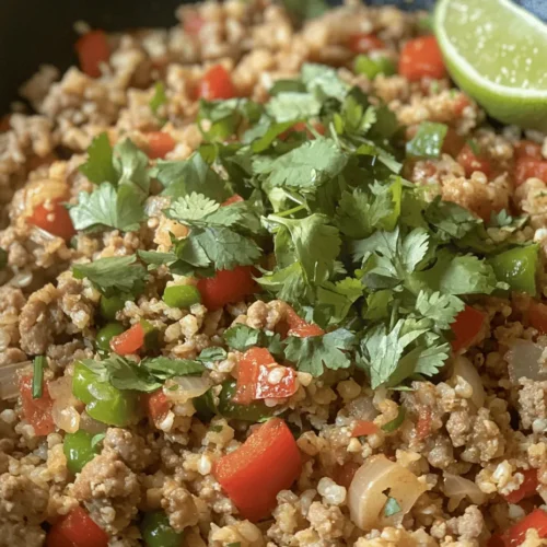 In recent years, a growing trend toward healthy eating and low-carb diets has taken the culinary world by storm. With an increasing number of individuals seeking to maintain a balanced lifestyle, the demand for nutritious, flavor-packed meals has never been higher. One such dish that perfectly encapsulates this trend is Spicy Turkey Cauliflower Rice. This vibrant and satisfying meal is not only delicious but also a smart choice for those looking to cut back on carbohydrates without sacrificing flavor.