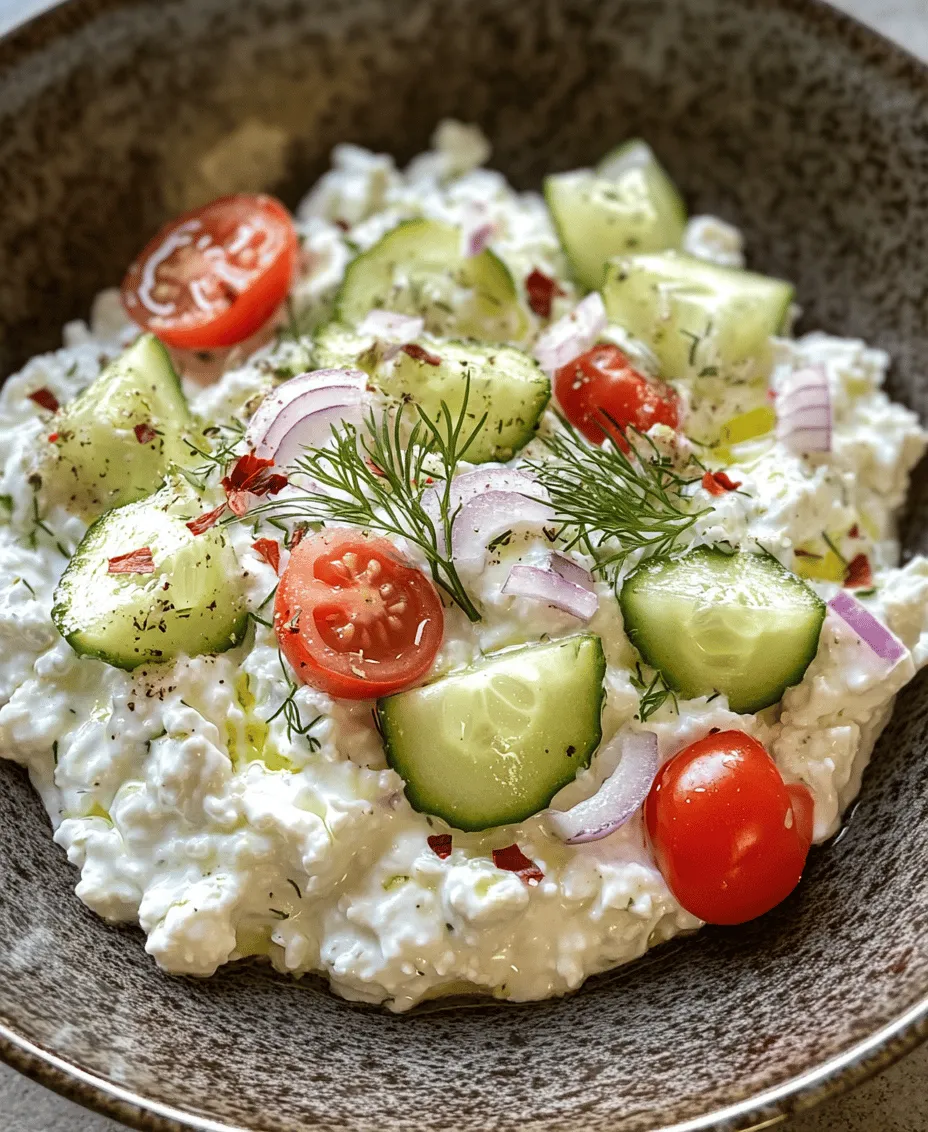 In today's fast-paced world, the importance of fresh, nutritious ingredients cannot be overstated. With a growing focus on health and wellness, more individuals are seeking out meals that are not only delicious but also packed with nutrients. Enter the Refreshing Cottage Cheese and Cucumber Salad, a culinary delight that seamlessly combines flavor and nutrition. This salad is the perfect choice for anyone looking to enjoy a light meal, whether as a main dish or a complement to your favorite protein.