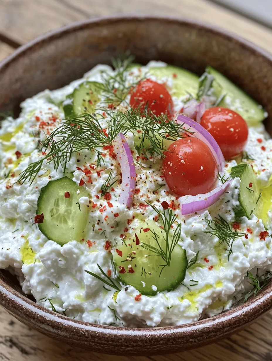 In today's fast-paced world, the importance of fresh, nutritious ingredients cannot be overstated. With a growing focus on health and wellness, more individuals are seeking out meals that are not only delicious but also packed with nutrients. Enter the Refreshing Cottage Cheese and Cucumber Salad, a culinary delight that seamlessly combines flavor and nutrition. This salad is the perfect choice for anyone looking to enjoy a light meal, whether as a main dish or a complement to your favorite protein.