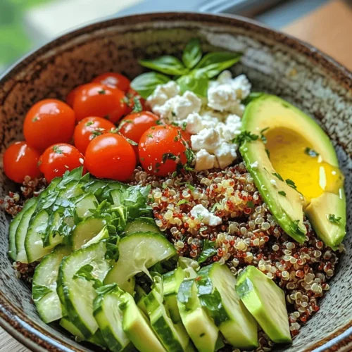 Exploring the world of plant-based meals can be both exciting and rewarding, especially when it comes to creating dishes that are not only delicious but also packed with nutrients. One such dish is the Savory Herb Quinoa Bowl, a vibrant and refreshing recipe that brings together the wholesome goodness of quinoa, fresh vegetables, and aromatic herbs. This dish serves as a perfect representation of how plant-based meals can be fulfilling, colorful, and nutritious. With the rising popularity of plant-based diets and the growing awareness of health and wellness, this Savory Herb Quinoa Bowl stands out as an easy-to-make, versatile option suitable for everyone, from seasoned vegans to curious omnivores.