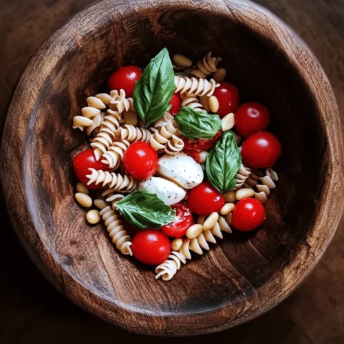 The classic Caprese salad, originating from the picturesque island of Capri in Italy, is a beloved dish that celebrates the simple yet vibrant flavors of fresh tomatoes, mozzarella cheese, and basil. Traditionally served as an appetizer, this salad embodies the essence of Italian cuisine: fresh, high-quality ingredients prepared simply to let their natural flavors shine. Over the years, the Caprese concept has evolved and inspired various culinary creations, one of the most delightful being the Caprese Pasta Salad.