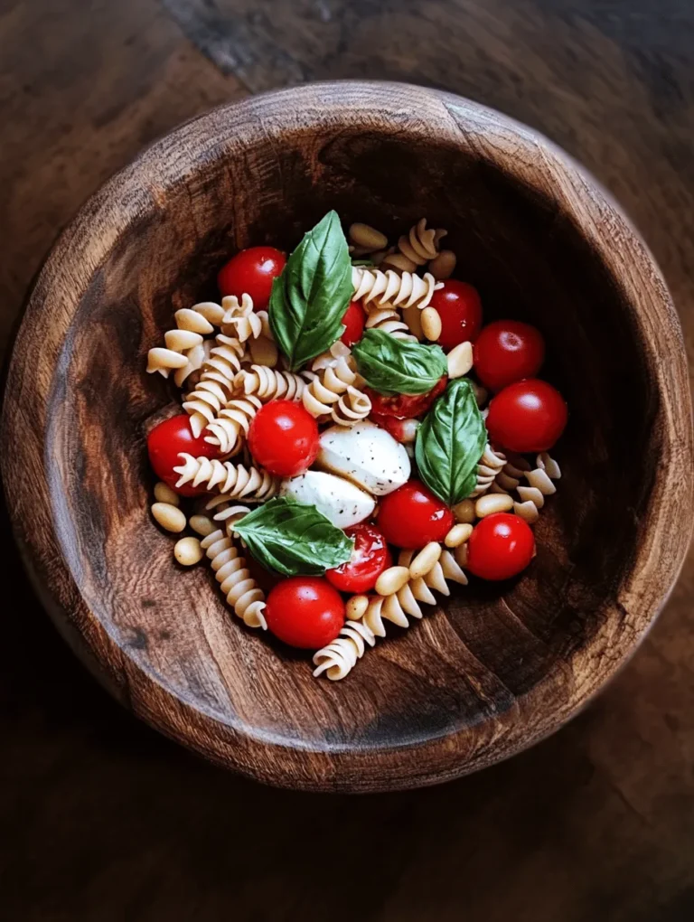 The classic Caprese salad, originating from the picturesque island of Capri in Italy, is a beloved dish that celebrates the simple yet vibrant flavors of fresh tomatoes, mozzarella cheese, and basil. Traditionally served as an appetizer, this salad embodies the essence of Italian cuisine: fresh, high-quality ingredients prepared simply to let their natural flavors shine. Over the years, the Caprese concept has evolved and inspired various culinary creations, one of the most delightful being the Caprese Pasta Salad.