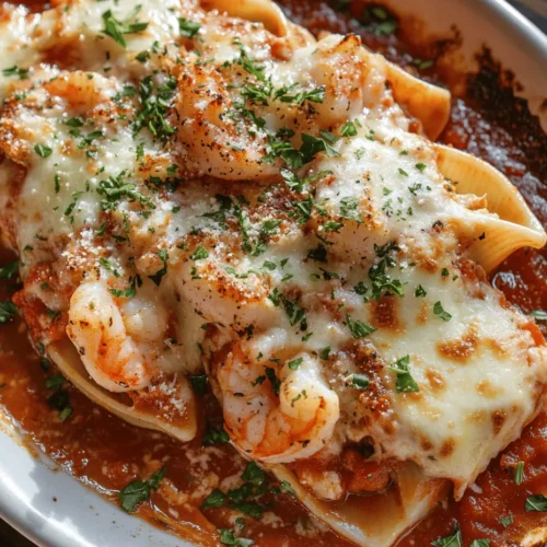 Imagine a dish that marries the delicate flavors of the ocean with the comforting embrace of pasta. Enter Ocean-Infused Seafood Stuffed Shells, a culinary creation that not only tantalizes the taste buds but also captures the essence of coastal cuisine. This recipe showcases an array of seafood delights, wrapped within large pasta shells and bathed in a luscious sauce that brings the flavors of the sea to your dining table. As the interest in seafood recipes continues to grow, this dish stands out as a perfect option for both casual family dinners and elegant gatherings, impressing guests with its creativity and taste.