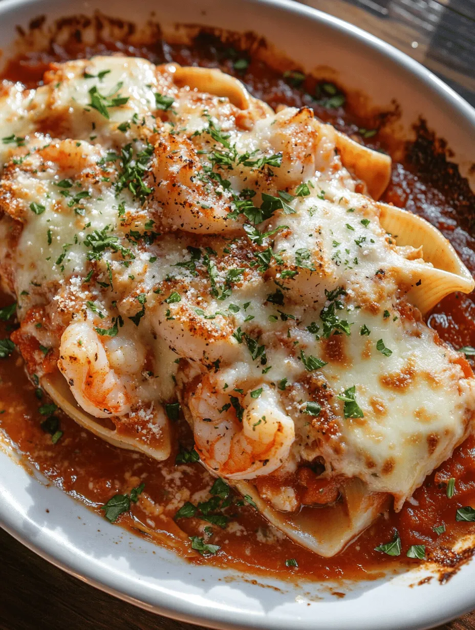 Imagine a dish that marries the delicate flavors of the ocean with the comforting embrace of pasta. Enter Ocean-Infused Seafood Stuffed Shells, a culinary creation that not only tantalizes the taste buds but also captures the essence of coastal cuisine. This recipe showcases an array of seafood delights, wrapped within large pasta shells and bathed in a luscious sauce that brings the flavors of the sea to your dining table. As the interest in seafood recipes continues to grow, this dish stands out as a perfect option for both casual family dinners and elegant gatherings, impressing guests with its creativity and taste.