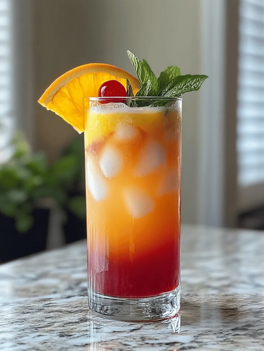 The Corona Sunrise is more than just another cocktail; it carries with it a story of cultural significance and summer vibes. Originating from the vibrant beach culture of Mexico, where both the Corona beer and the tropical flavors of the drink are part of local life, this cocktail embodies the spirit of warmth and celebration. It’s a drink that invites you to unwind, relax, and enjoy the moment, making it an ideal choice for gatherings and parties.