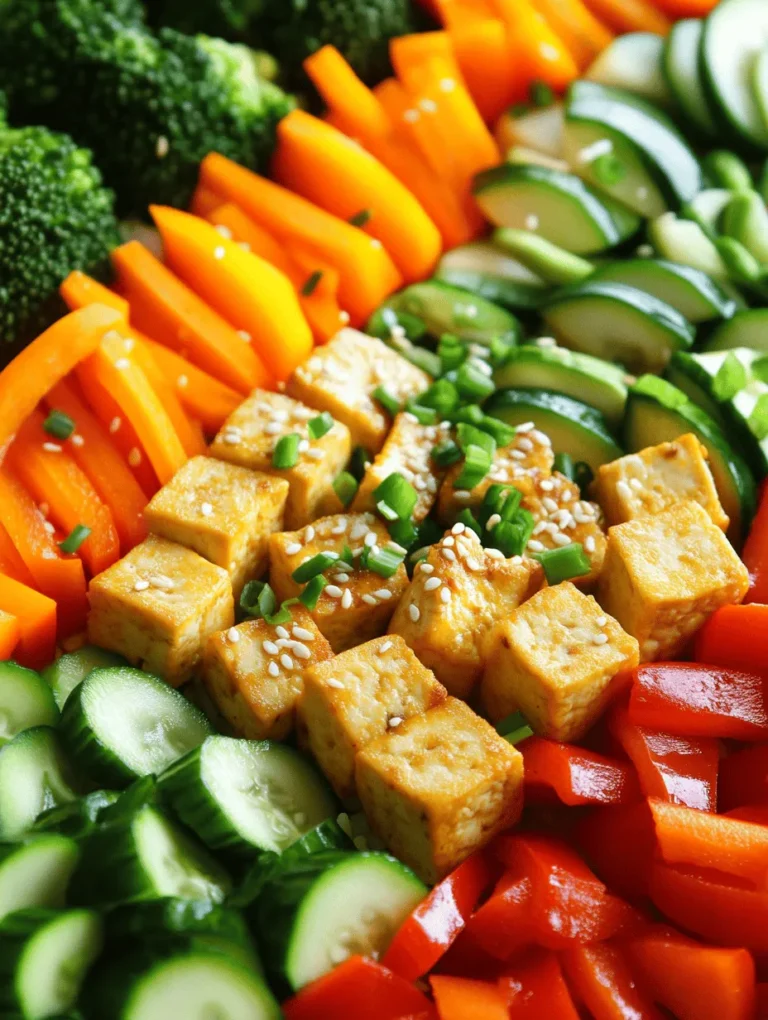Welcome to the vibrant world of Tofu Delight with Rainbow Veggies! This recipe is not just a feast for the eyes but also a powerhouse of nutrition, making it an ideal dish for health-conscious individuals and families. The combination of firm tofu and a colorful array of vegetables creates a delightful harmony of flavors and textures that can elevate any mealtime experience. Whether you are a seasoned vegetarian, a curious omnivore, or someone looking for a quick, nutritious meal, this dish checks all the boxes.