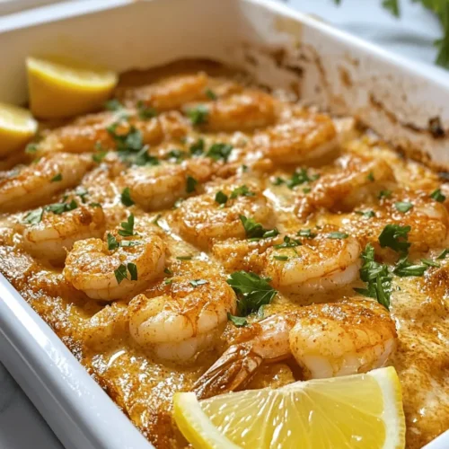 There’s something undeniably delightful about the experience of savoring Baked Butter Lemon Shrimp. This dish beautifully encapsulates the harmony of fresh flavors, where the buttery richness melds seamlessly with the zesty brightness of lemon. Perfectly baked and bursting with taste, Baked Butter Lemon Shrimp is not only simple to prepare but also impressively elegant, making it an ideal choice for both family dinners and special occasions.