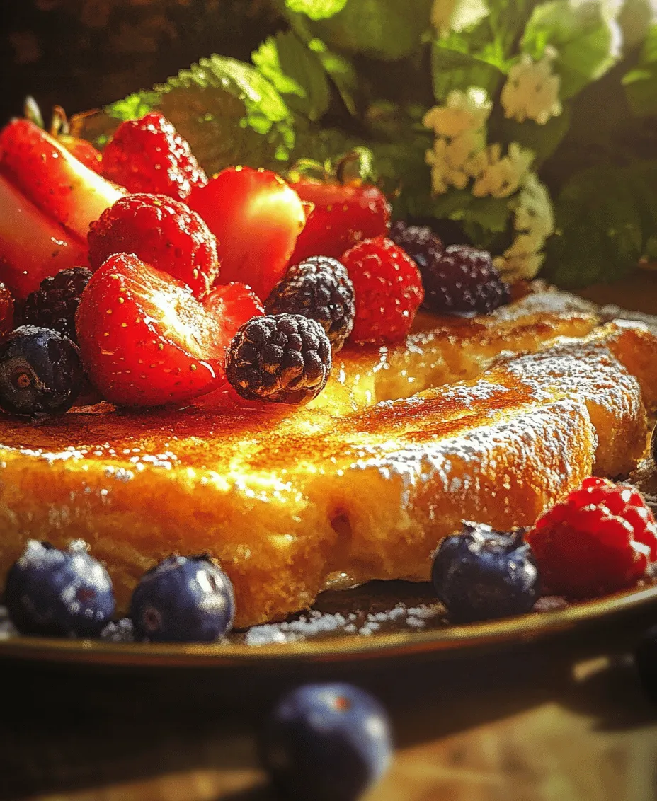Brunch has become a cherished tradition in many households, combining the best of breakfast and lunch into a delightful culinary experience. With its growing popularity, brunch recipes have evolved from simple dishes to elaborate spreads that cater to all palates. Among these, Overnight Crème Brûlée French Toast stands out as a luxurious yet surprisingly easy option for those special occasions or leisurely weekend breakfasts. This dish marries the velvety richness of crème brûlée with the comforting familiarity of French toast, creating a breakfast that is both indulgent and satisfying.