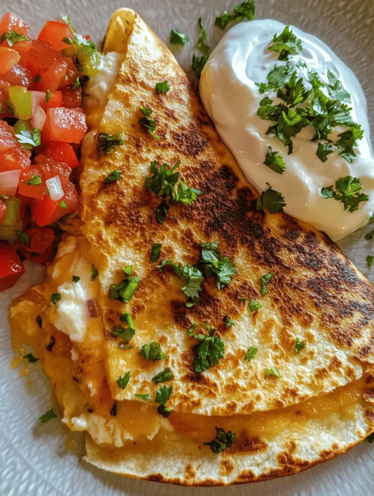 Quesadillas are a beloved staple of Mexican cuisine, celebrated for their simplicity, versatility, and delightful flavors. These delicious creations, typically made with tortillas filled with cheese and various ingredients, have garnered international acclaim, making them a favorite in households around the world. Whether enjoyed as a quick snack, a hearty meal, or a party appetizer, quesadillas can easily adapt to suit any palate.