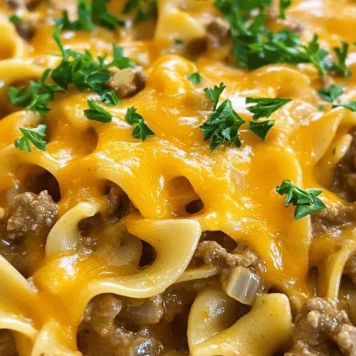 When it comes to comfort food, few dishes can rival the heartwarming appeal of a hearty, cheesy meal that warms both the body and soul. The significance of easy, satisfying meals cannot be overstated, especially during family gatherings or busy weeknights when time is of the essence. Enter the Crockpot Cheesy Beef and Noodles Delight—a dish that beautifully marries rich flavors with simplicity, making it a perfect choice for those looking to create a memorable meal without the stress of elaborate preparation.