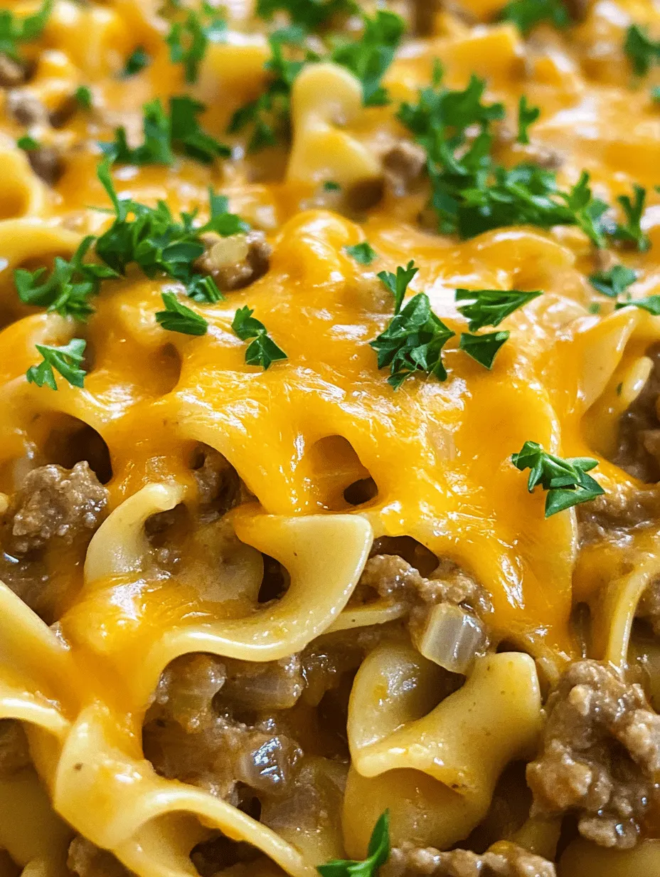 When it comes to comfort food, few dishes can rival the heartwarming appeal of a hearty, cheesy meal that warms both the body and soul. The significance of easy, satisfying meals cannot be overstated, especially during family gatherings or busy weeknights when time is of the essence. Enter the Crockpot Cheesy Beef and Noodles Delight—a dish that beautifully marries rich flavors with simplicity, making it a perfect choice for those looking to create a memorable meal without the stress of elaborate preparation.