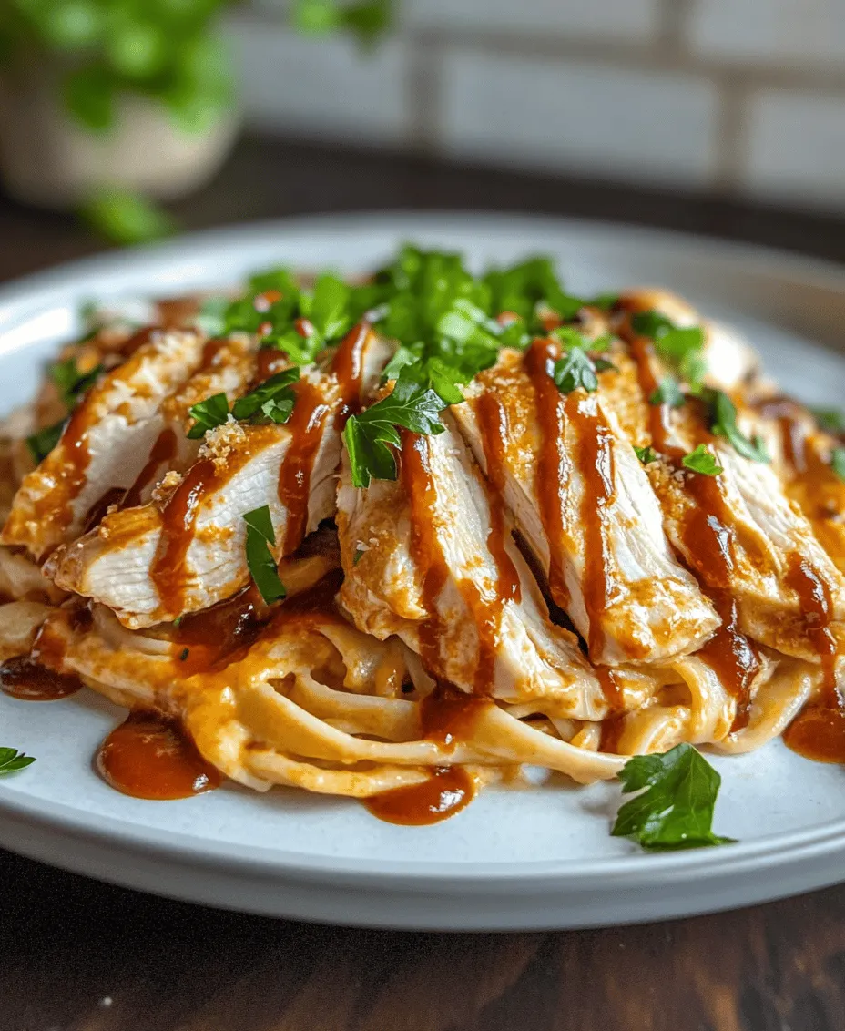 Creamy Cheddar BBQ Ranch Chicken Alfredo is a delightful and indulgent dish that brings together the rich flavors of creamy cheese, tangy ranch dressing, and smoky barbecue sauce. This comforting meal is perfect for busy weeknights or any occasion when you crave something hearty and satisfying. The combination of tender chicken, al dente fettuccine, and a luscious, flavor-packed sauce makes it a favorite among families and food enthusiasts alike.