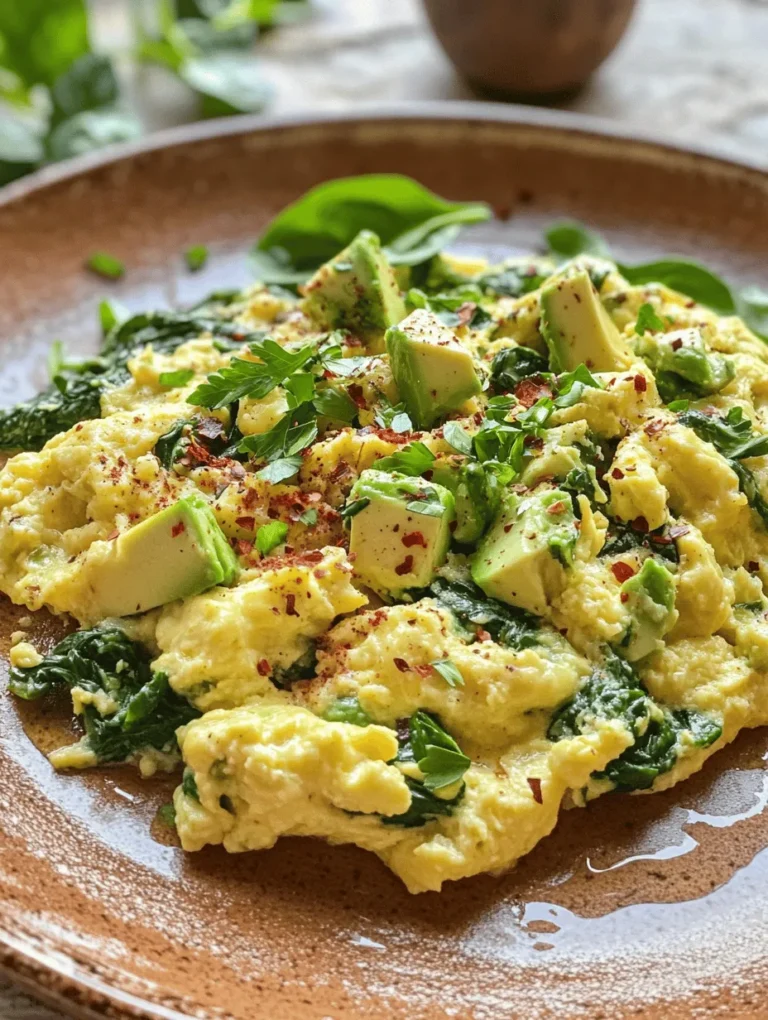 Breakfast is often heralded as the most important meal of the day, serving as the foundation for our daily nutritional intake and setting the tone for our energy levels. A balanced breakfast not only fuels the body but also plays a crucial role in maintaining weight, enhancing cognitive function, and improving overall health. Among the myriad of breakfast options available, the Spinach & Avocado Scramble Delight stands out as a delicious and nutritious choice that can be prepared in just a few minutes.