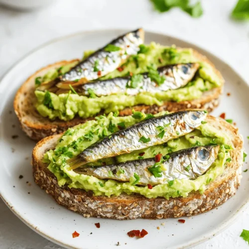 In the realm of healthy eating, few dishes are as simple yet satisfying as Sardines on Whole Grain Toast. This recipe marries the robust flavor of sardines with the wholesome goodness of whole grain bread, making it a standout choice for anyone seeking a nutritious meal that is quick and easy to prepare. Sardines have recently gained popularity not just for their taste, but also for their impressive nutritional profile, which includes an abundance of omega-3 fatty acids, high-quality protein, and essential vitamins and minerals. These tiny fish are not only budget-friendly but also versatile enough to be incorporated into a variety of meals, from breakfast to dinner.