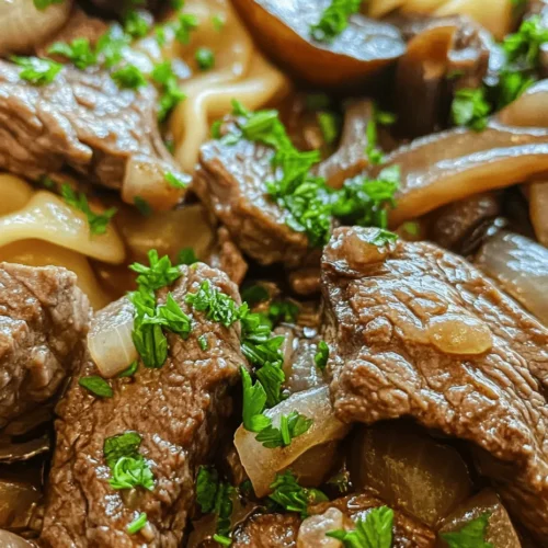 If you're on the lookout for a comforting, hearty meal that requires minimal effort yet delivers maximum flavor, look no further than Tremendous Crockpot Beef Tips & Noodles. This dish has become a favorite in many households for good reason. Picture succulent chunks of beef simmered in a savory broth, paired with tender noodles and an array of aromatic flavors – it’s the kind of meal that wraps you in warmth, especially during the colder months.
