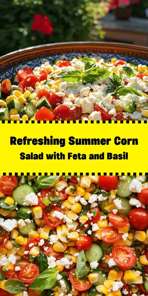 Brighten up your summer gatherings with this refreshing Sunny Delight Summer Corn Salad! Bursting with flavor from sweet corn, juicy cherry tomatoes, crunchy cucumber, and creamy feta, it's the perfect side dish for any occasion. Tossed in a light honey-vinaigrette, this salad is not only easy to make but also a feast for the eyes. Chill for 30 minutes and serve chilled or at room temperature for a delightful summer treat. Enjoy fresh flavors in every bite!